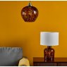 Leandra Tortoiseshell Glass Table Lamp Leandra Tortoiseshell Glass Table Lamp