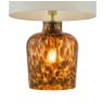 Leandra Tortoiseshell Glass Table Lamp Leandra Tortoiseshell Glass Table Lamp