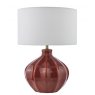 Amrita Ceramic Red Table Lamp Amrita Ceramic Red Table Lamp