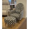 Fama Miranda Chair & Footstall (WAS: £1,251 / NOW: £799) Fama Miranda Chair & Footstall (WAS: £1,251 / NOW: £799)