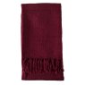 Acrylic Textured Throw Claret Acrylic Textured Throw Claret